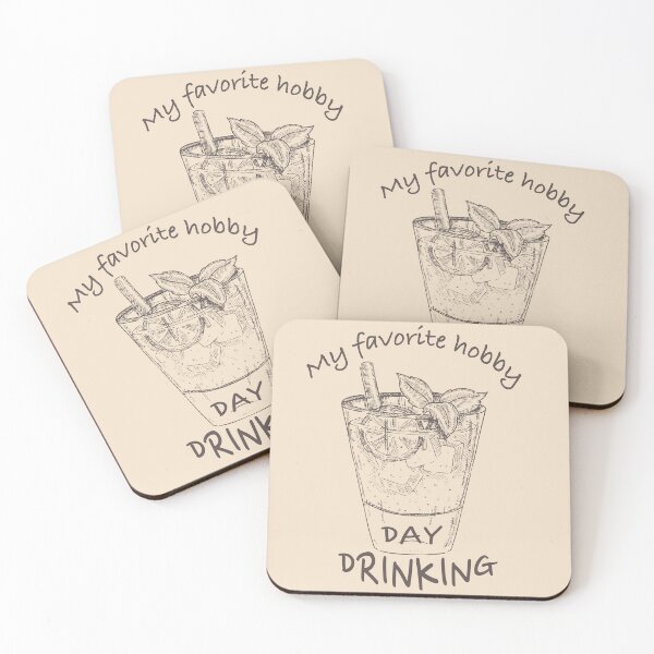 Item preview, Day Drinking, My favorite Hobby Essetiel designed and sold by NotUrAverageART.