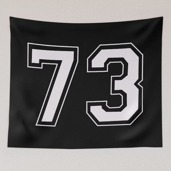 Item preview, Sport Number 73 White  designed and sold by Maelyn-Couch.