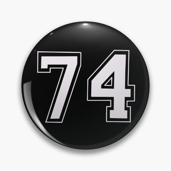 Item preview, Sport Number 74 White  designed and sold by Maelyn-Couch.