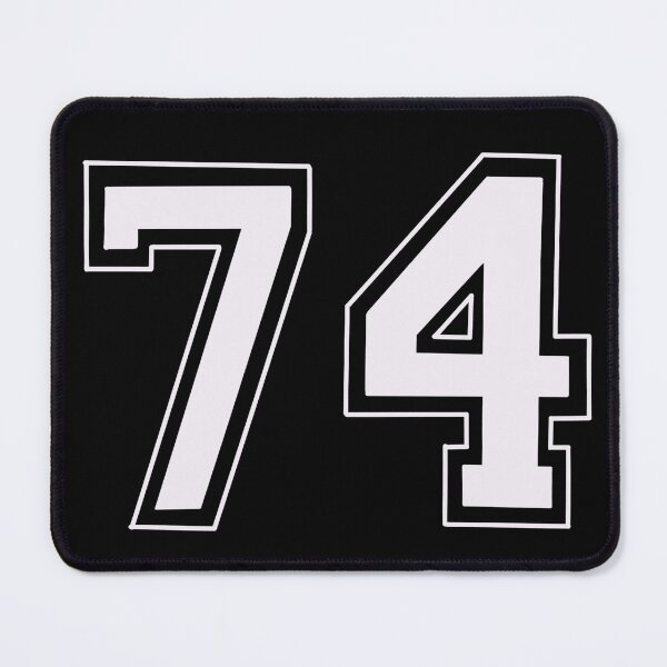 Item preview, Sport Number 74 White designed and sold by Maelyn-Couch.