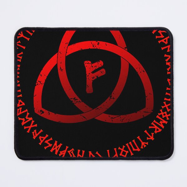 Item preview, Flamed Nordic rune circle and Fehu rune designed and sold by Eliane2019.