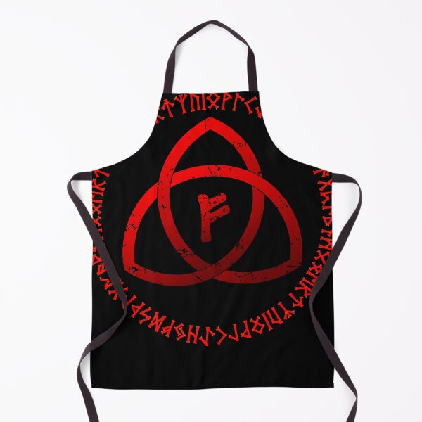 Item preview, Flamed Nordic rune circle and Fehu rune designed and sold by Eliane2019.