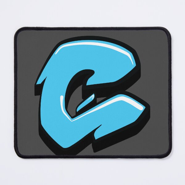 Item preview, Graffiti Letter C (Blue) designed and sold by NameGraffiti.