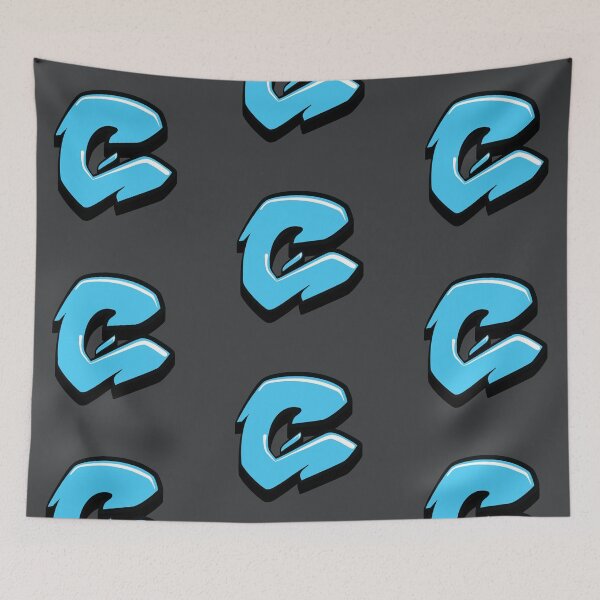 Item preview, Graffiti Letter C (Blue) designed and sold by NameGraffiti.
