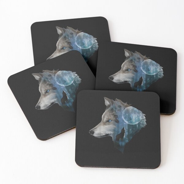Item preview, Howling Wolf Full Moon Wolves designed and sold by Makebashington.