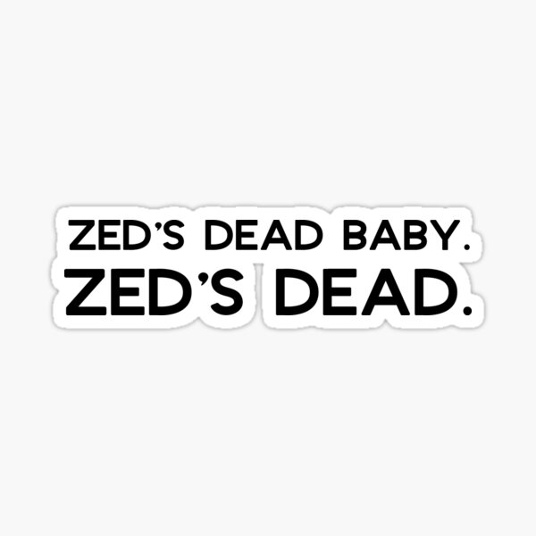 Artikel-Vorschau von Pulp Fiction – Zeds totes Baby. Zed ist tot., designt und verkauft von doodle189.