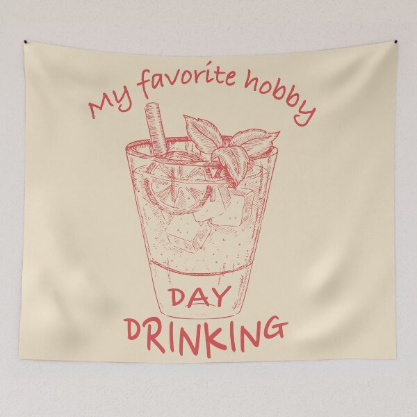 Item preview, My favorite Hobby Day Essential Drinking designed and sold by NotUrAverageART.