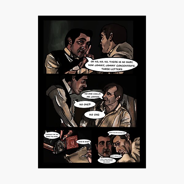 Artikelvorschau, Dracula - Johnny, es gibt kein Baby-Comic (2/5) entworfen und verkauft von Dracula Fan Art.