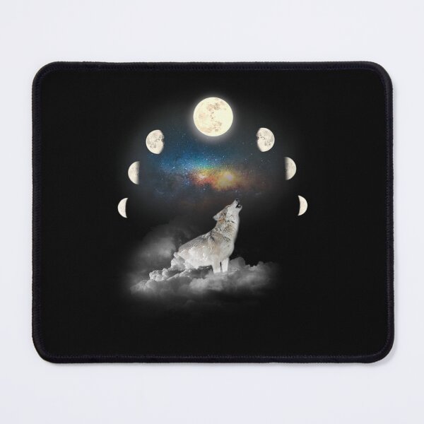 Item preview, Howling Wolf Lunar Moon Phase designed and sold by leshiarivers.