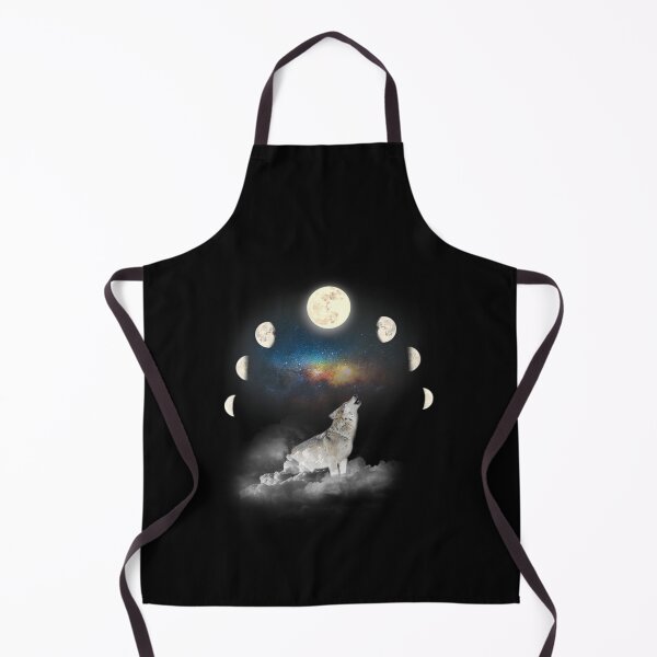 Item preview, Howling Wolf Lunar Moon Phase designed and sold by leshiarivers.
