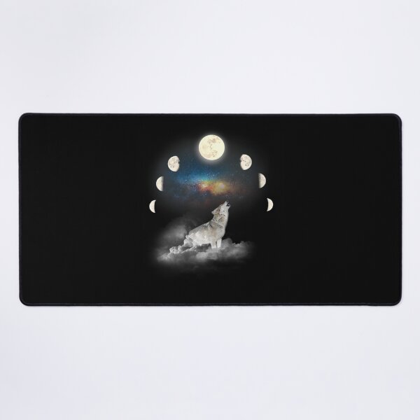 Item preview, Howling Wolf Lunar Moon Phase designed and sold by leshiarivers.