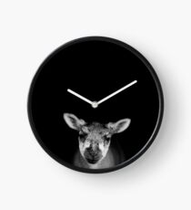 Young Nobby (Black & White) Clock