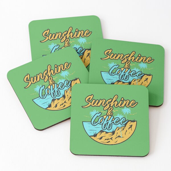 Item preview, Sunshine And Coffee Travel Retro Vacation Beach designed and sold by cocanut.