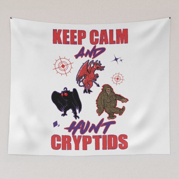 Item preview, Keep calm and hunt cryptids designed and sold by SidTastic .