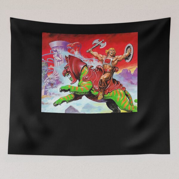 Item preview, He-Man on Cringer Into Battle Premium designed and sold by ScottHorwit.