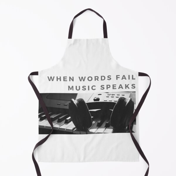 Item preview, When words fail music speaks designed and sold by gomezabstract.