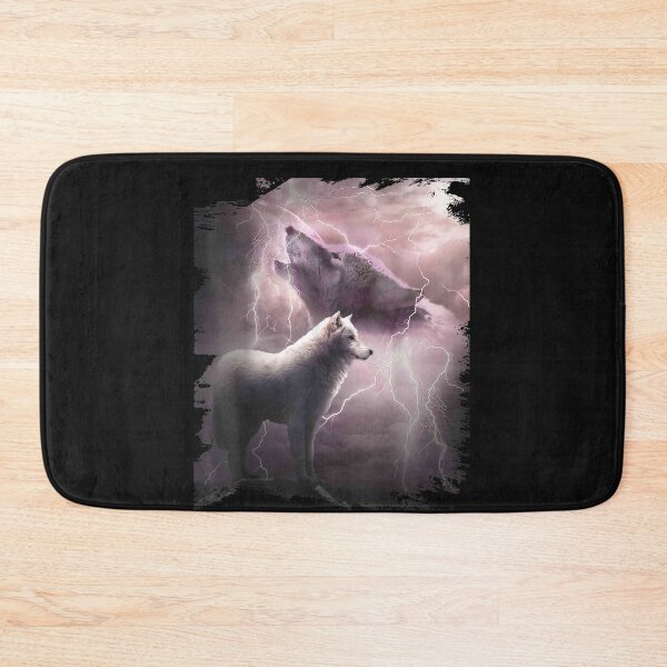 Item preview, Lightning Wolf Howling At The Moon designed and sold by Makebashington.