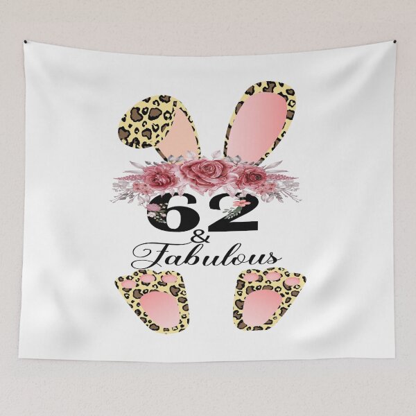 Item preview, 62 & Fabulous 62 Year Old Vintage Floral 1960 62nd Birthday Gift designed and sold by xteamdesign.