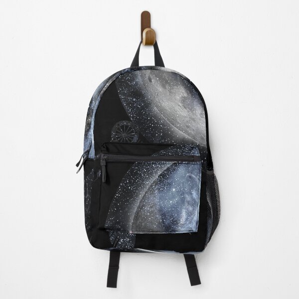 Item preview, lonely wolf in the moon with stars designed and sold by leshiarivers.