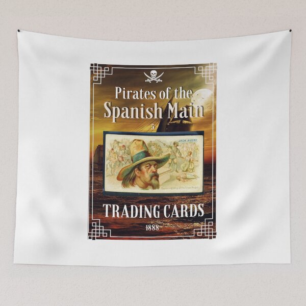 Item preview, Pirates of the Spanish Main Trading Cards 1888 - 05 Jack Avery designed and sold by TeaMugPhrases.