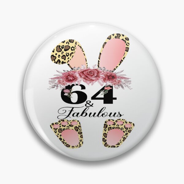 Artikelvorschau, 64 & fabelhafte 64 Jahre alte Vintage Blumen 1958 64. Geburtstag entworfen und verkauft von xteamdesign.