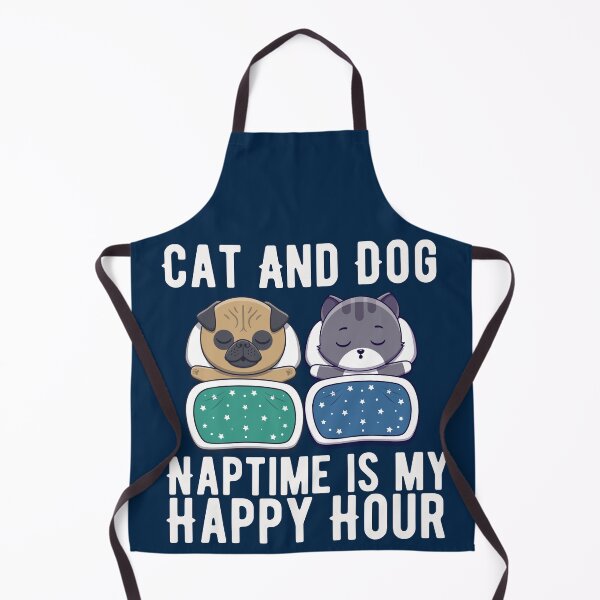 Item preview, Cat and dog naptime is my happy hour  designed and sold by Hoetoons.