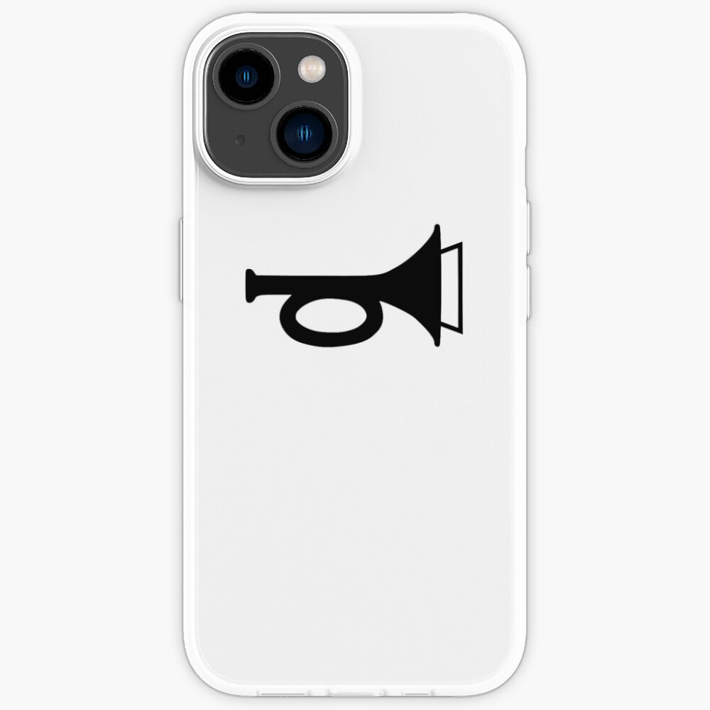 "Muted Post Horn" iPhone Case for Sale by WordsWordsWords Redbubble