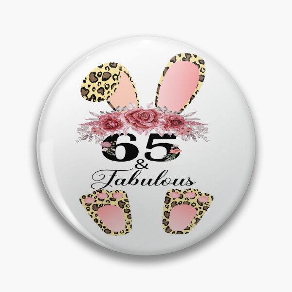 Item preview, 65 & Fabulous 65 Year Old Vintage Floral 1957 65th Birthday Gift designed and sold by xteamdesign.