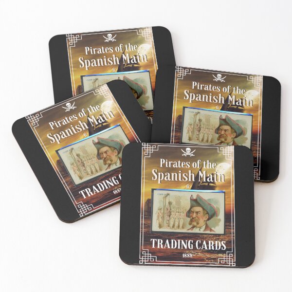 Item preview, Pirates of the Spanish Main Trading Cards 1888 - 06 John Now designed and sold by TeaMugPhrases.