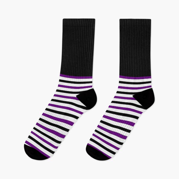 Item preview, Punk and Goth Fashion Spot DoubleBlack Purple Horizontal designed and sold by LargeShop.