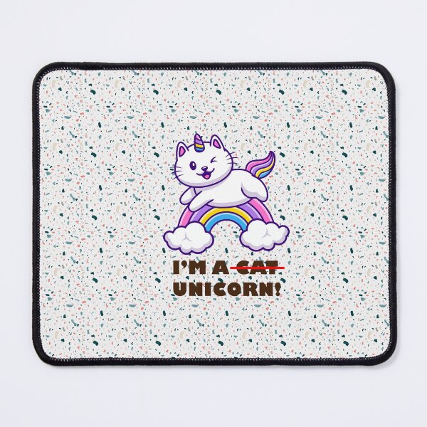 Item preview, Unicorn Cat, Caticorn, Unicorn Rainbow Art Design designed and sold by ArtTees44.