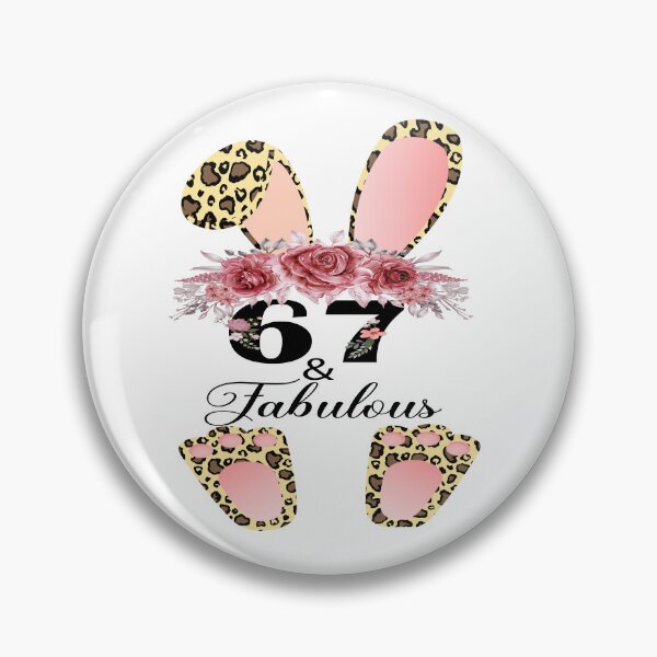 Item preview, 67 & Fabulous 67 Year Old Vintage Floral 1955 67th Birthday Gift designed and sold by xteamdesign.