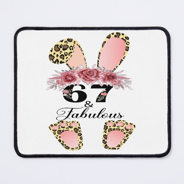 Item preview, 67 & Fabulous 67 Year Old Vintage Floral 1955 67th Birthday Gift designed and sold by xteamdesign.
