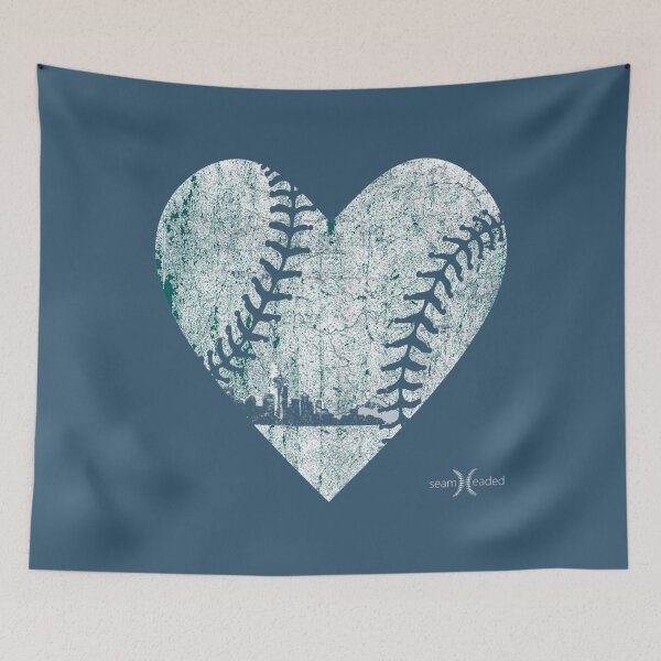 Item preview, Baseball Heart With Skyline designed and sold by 9fashion.