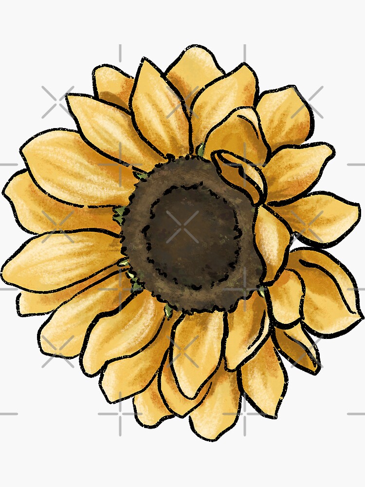 sunflower-support-ukraine-clipart-peace-not-war-sticker-by-creativebu-redbubble