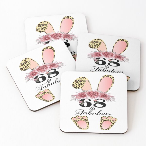 Item preview, 68 & Fabulous 68 Year Old Vintage Floral 1954 68th Birthday Gift designed and sold by xteamdesign.