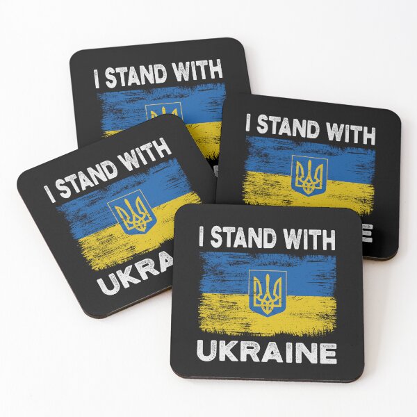 Aperçu de l'œuvre JE SUIS AVEC L'UKRAINE PROTEST POUTINE PROTEST RUSSIA créée et vendue par DoodlrMob.