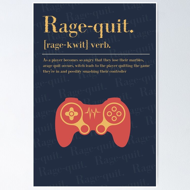 Better Posters: “Rage quit” and poster designs