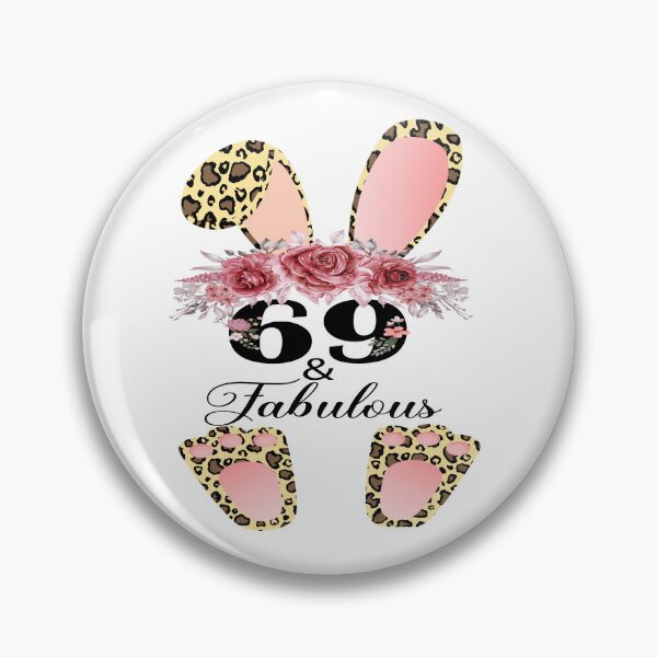 Item preview, 69 & Fabulous 69 Year Old Vintage Floral 1953 69th Birthday Gift designed and sold by xteamdesign.