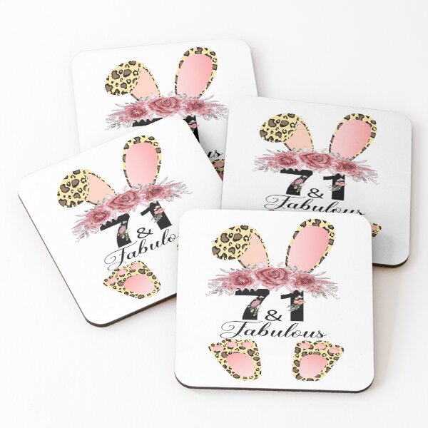 Item preview, 71 & Fabulous 71 Year Old Vintage Floral 1951 71st Birthday Gift designed and sold by xteamdesign.