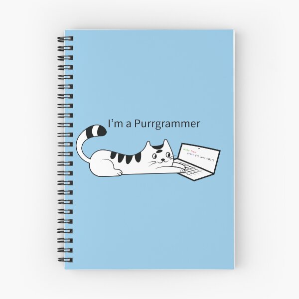 Item preview, Purrgrammer designed and sold by Starstacks.