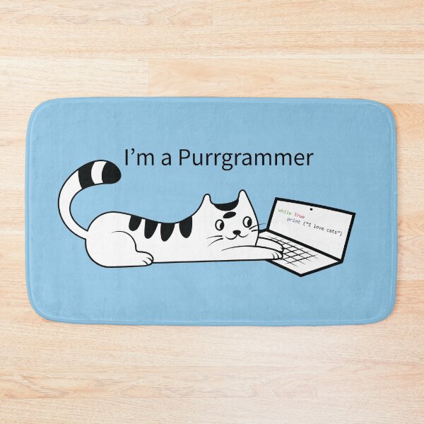 Item preview, Purrgrammer designed and sold by Starstacks.