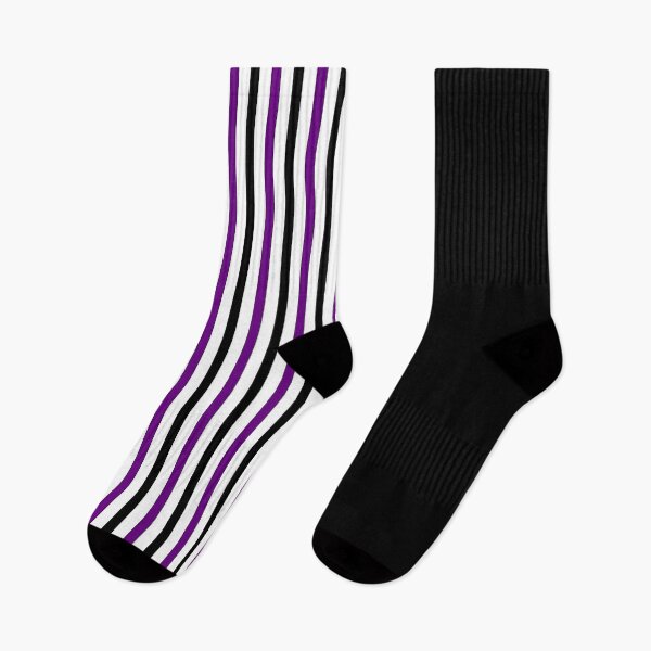 Item preview, Punk and Goth Fashion Spot DoubleBlack Purple Vertical designed and sold by LargeShop.