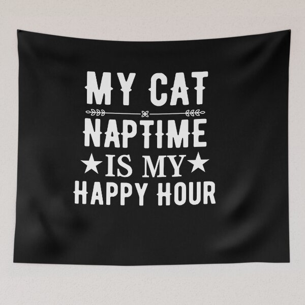 Item preview, Cat and dog naptime is my happy hour  designed and sold by Hoetoons.