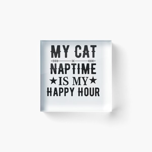 Item preview, Cat and dog naptime is my happy hour  designed and sold by Hoetoons.