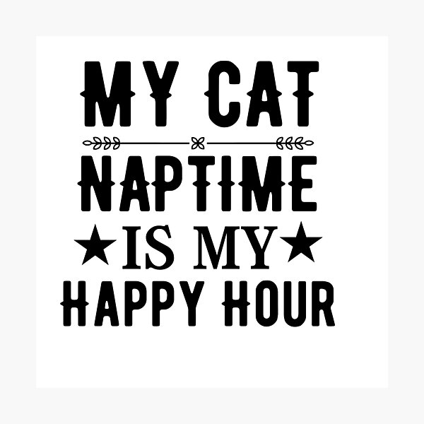 Item preview, Cat and dog naptime is my happy hour  designed and sold by Hoetoons.