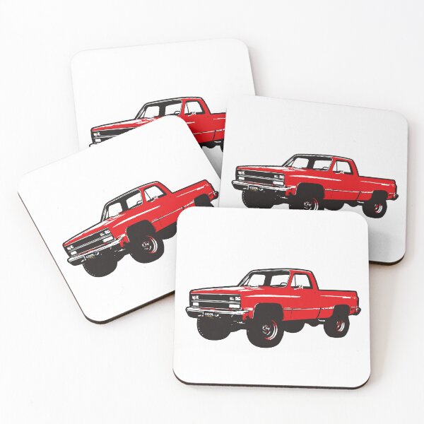Item preview, Red 80s 4x4 C Truck designed and sold by CoolRide.
