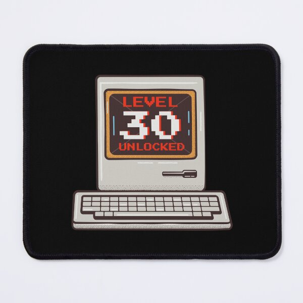 Item preview, 28 old pc level 30 unlocked - funny shirt for gaming lovers gaming video games controller gaming addict designed and sold by AitchDesigns.