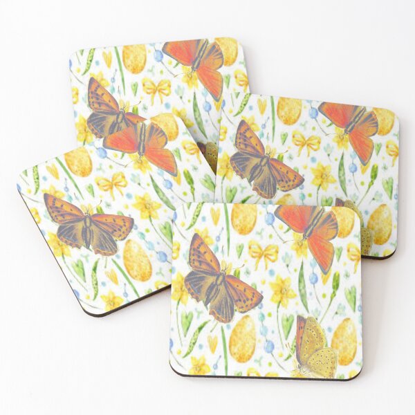 Item preview, Butterflies and Ribbons, bold colorful abstract romantic design inspired by nature designed and sold by Adri Barnard.