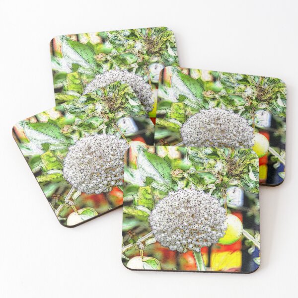 Item preview, A Gustav Klimt style Echinops flowers designed and sold by PicsByTony.